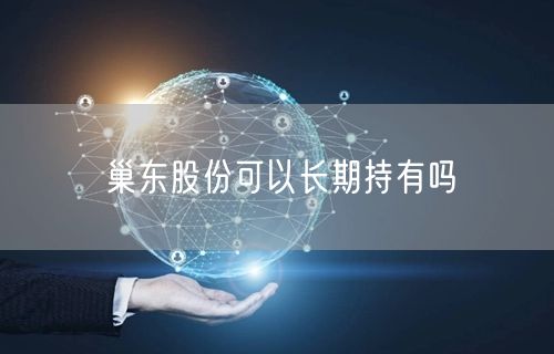巢东股份可以长期持有吗
