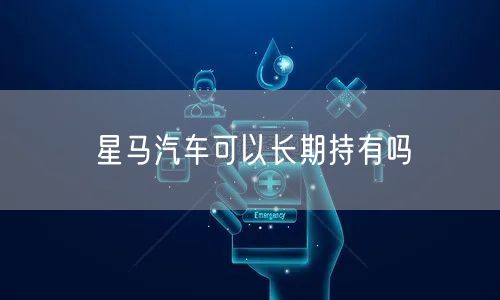 星马汽车可以长期持有吗