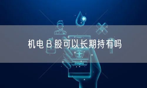 机电Ｂ股可以长期持有吗
