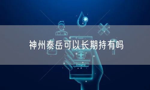 神州泰岳可以长期持有吗